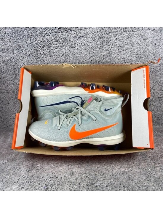 Nike Alpha Huarache NXT MCS NRG Baseball Size 10 Men Grey Orange HF1132-001 main image 7